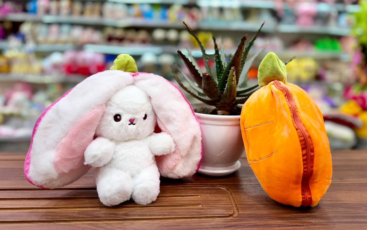 عروسک خرگوش سوپرایزی مدل هویج