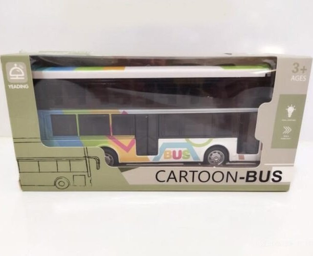 ماشین فلزی یدینگ «اتوبوس دو طبقه کارتونی» YD631