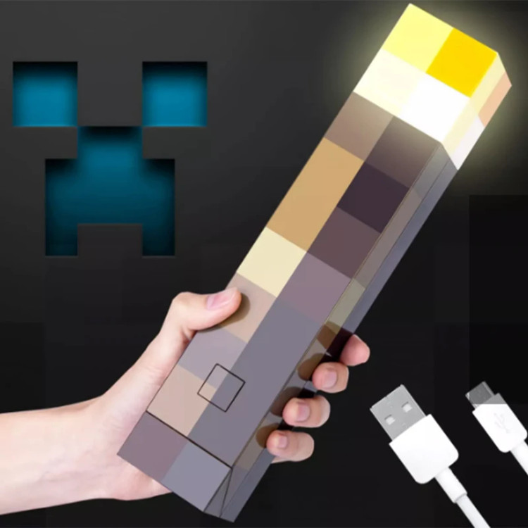چراغ رومیزی و خواب ماینکرافت MINECRAFT TORCH MINER