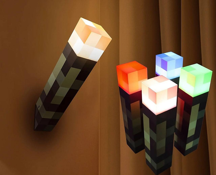 چراغ رومیزی و خواب ماینکرافت MINECRAFT TORCH MINER