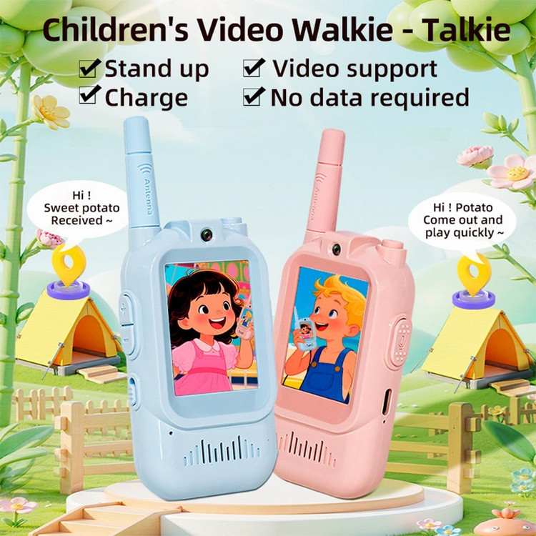 اسباب بازی بی سیم تصویری مدل Video Walkie Talkie کد 13011، همراه با دو عدد بیسیم تصویری