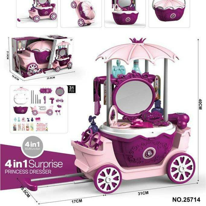 ست آرایش سیار کودک Trolley Case Make Up Play Set Toy »