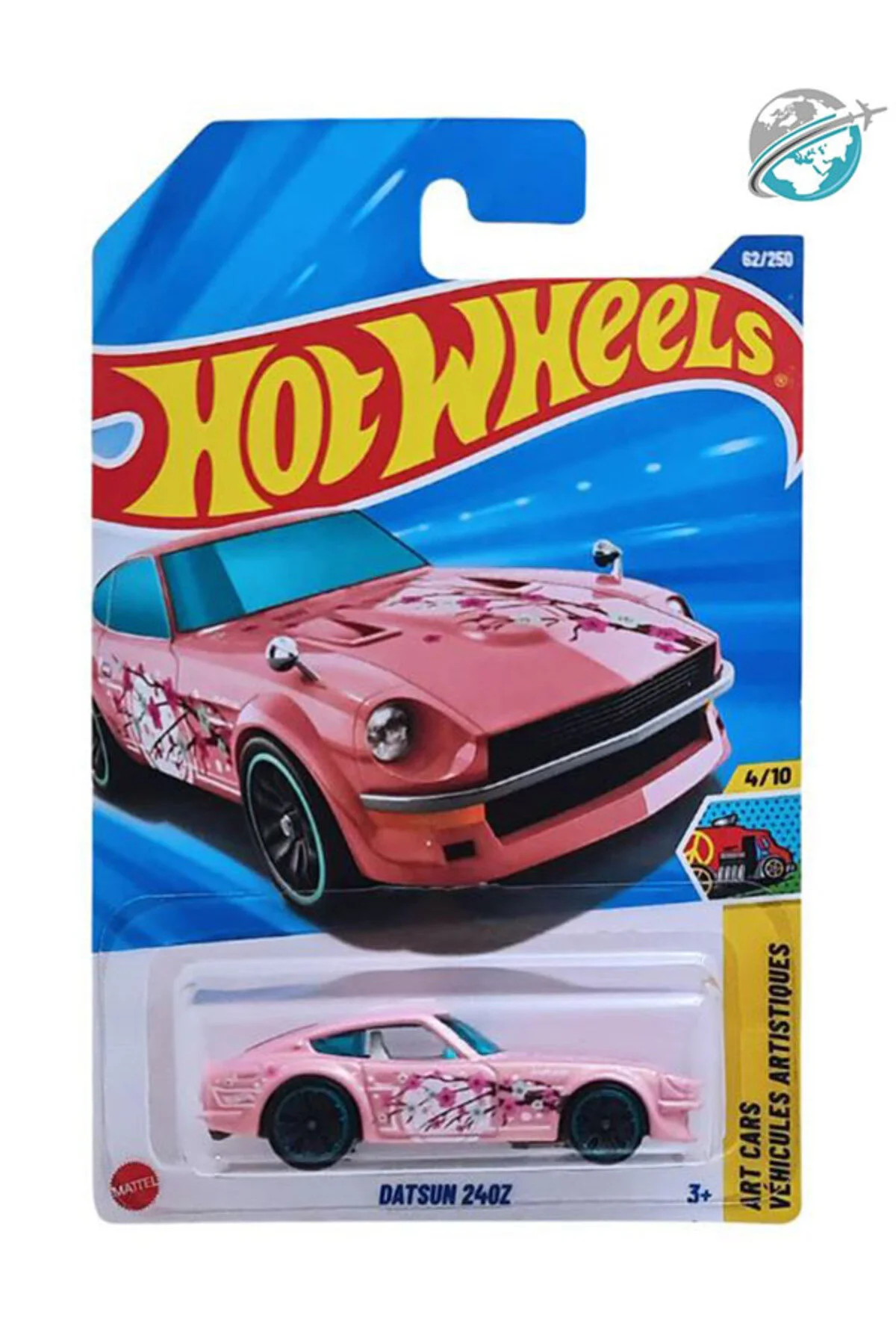 ماکت ماشین هات ویلز DATSUN 240Z 1 64 صورتی