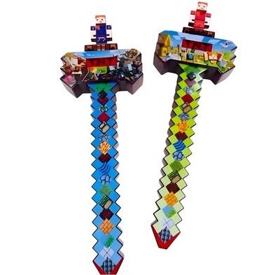اسباب بازی شمشیر مانکرافت چراغدار کد 83-608