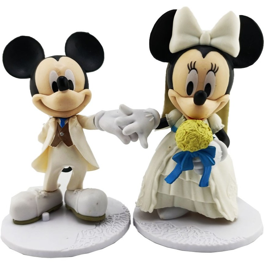 اکشن فیگور میکی ماوس و مینی ماوس عروس و داماد Mickey mouse Minnie mouse