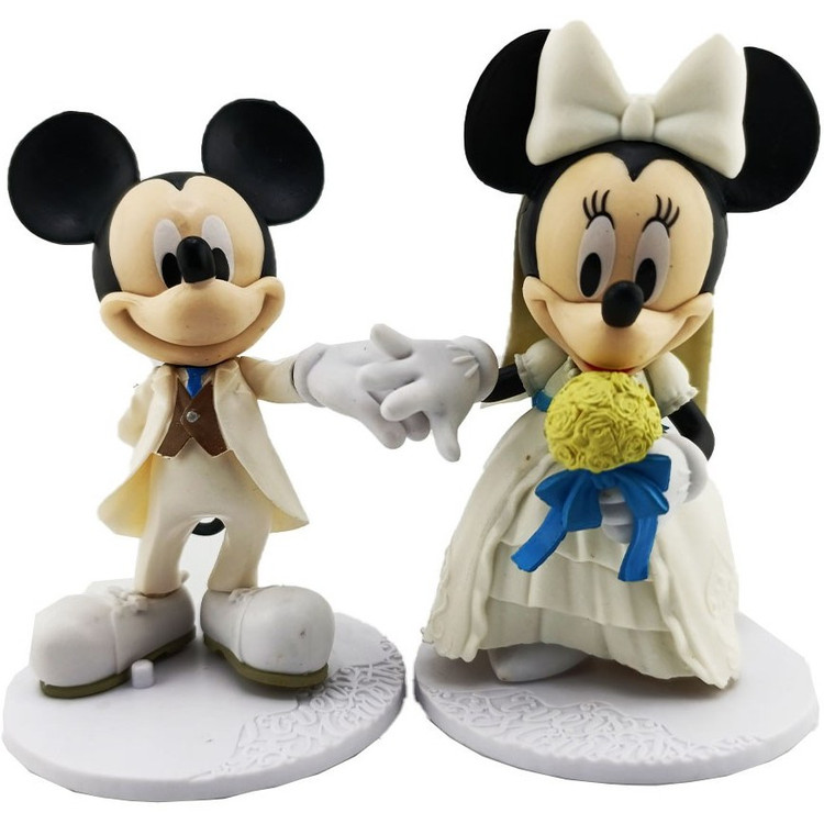 اکشن فیگور میکی ماوس و مینی ماوس عروس و داماد Mickey mouse Minnie mouse
